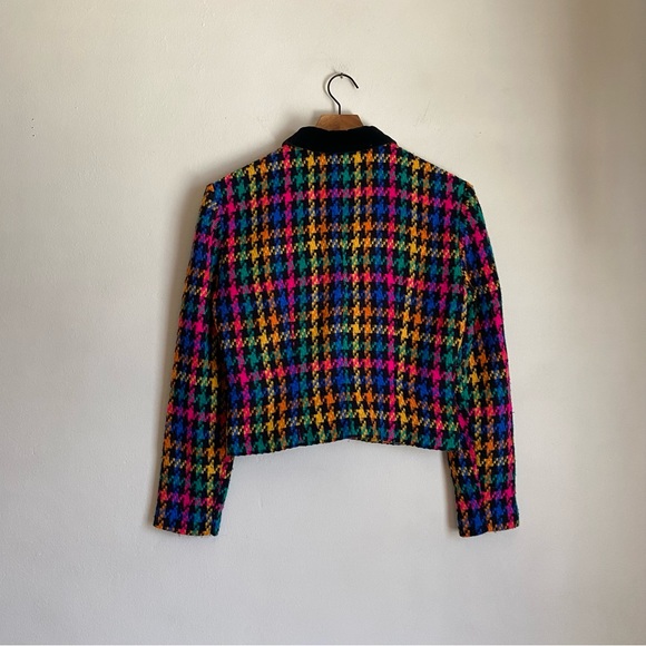 rainbow neon & black blazer - Picture 4 of 4